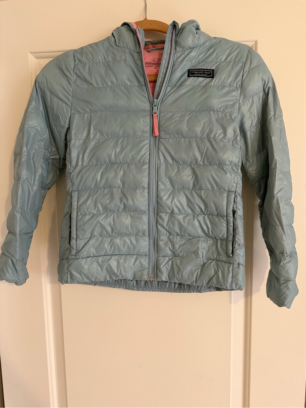 Vineyard Vines Seafoam Packable Hooded Jacket